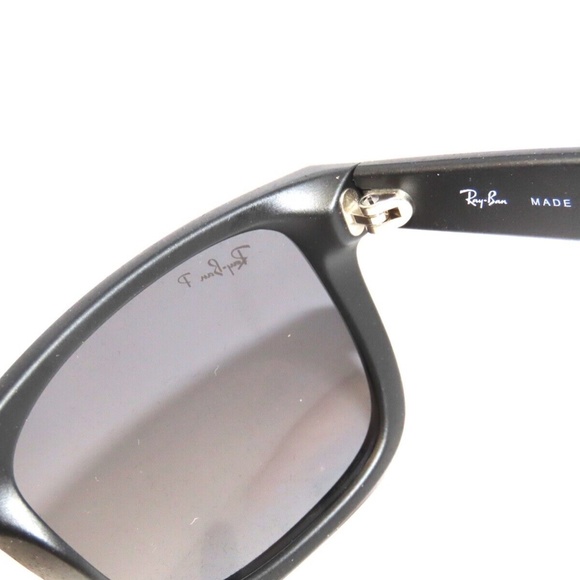 Ray Ban Sunglasses Justin 4165 622/T3 54 Rubber Black Gray Polarized Ray… - Picture 5 of 5